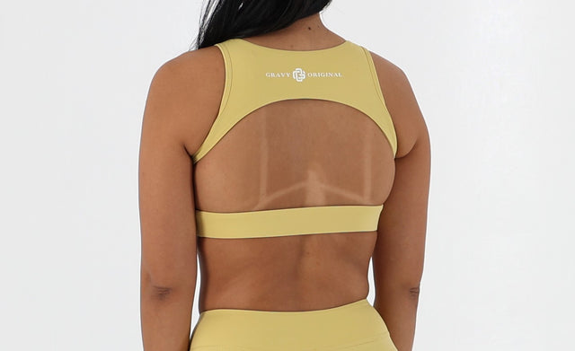 BLOOM BRA MUSTARD YELLOW