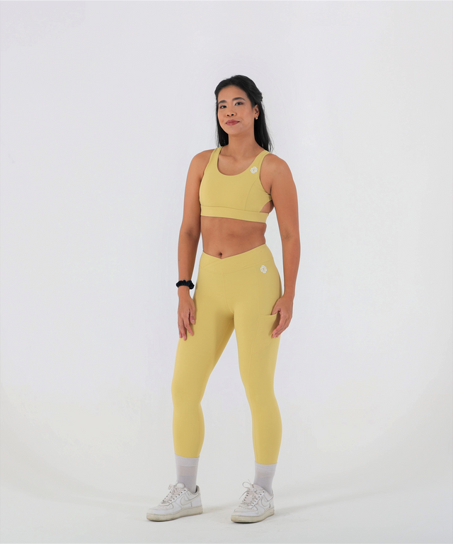 BLOOM BRA MUSTARD YELLOW