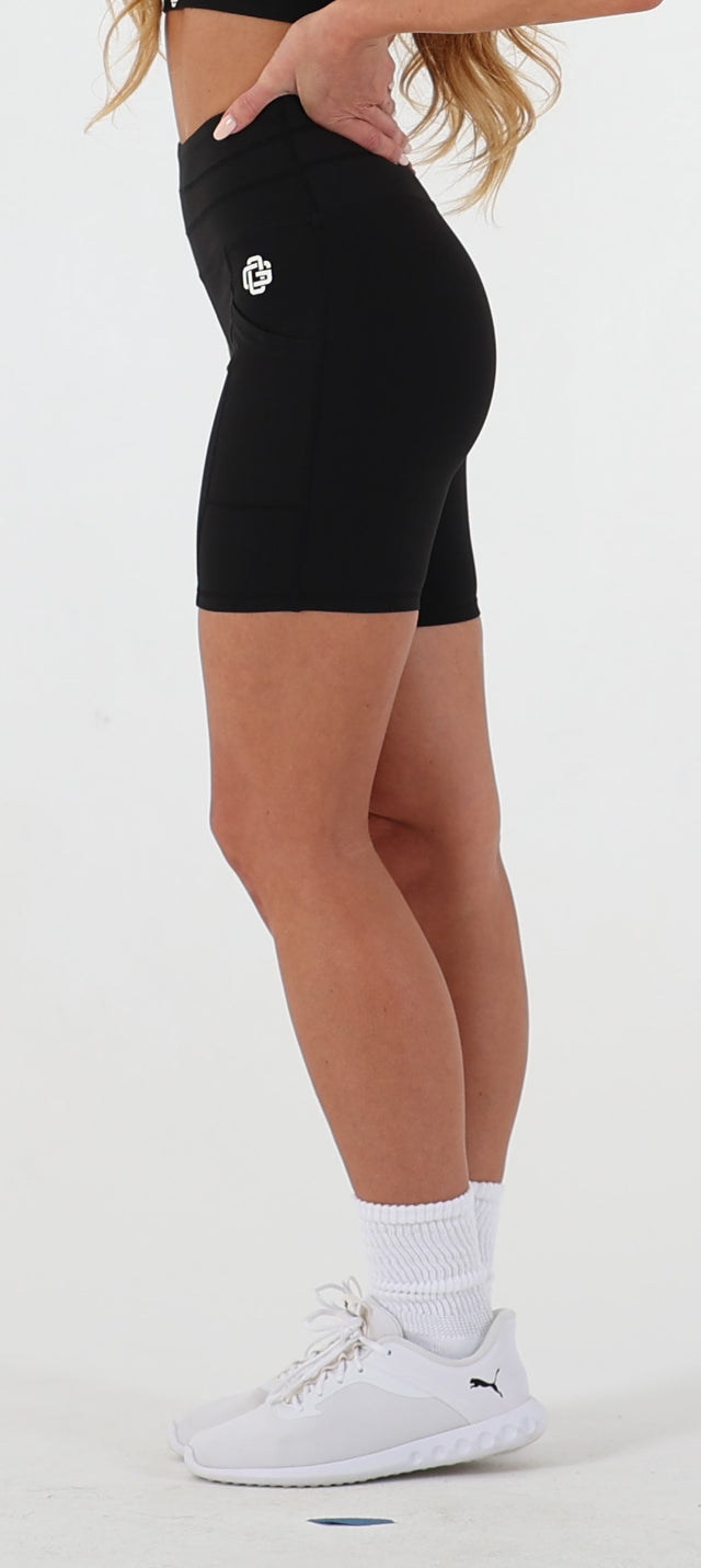 MOXIE BIKER SHORTS BLACK