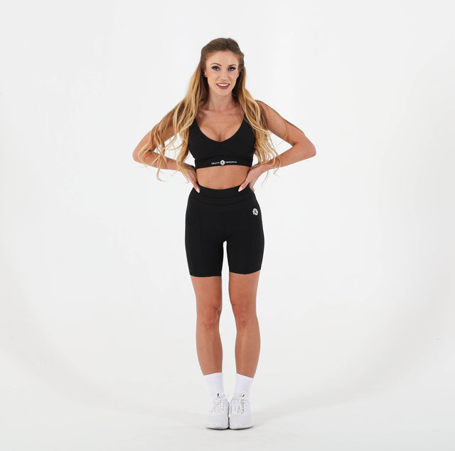 MOXIE BIKER SHORTS BLACK